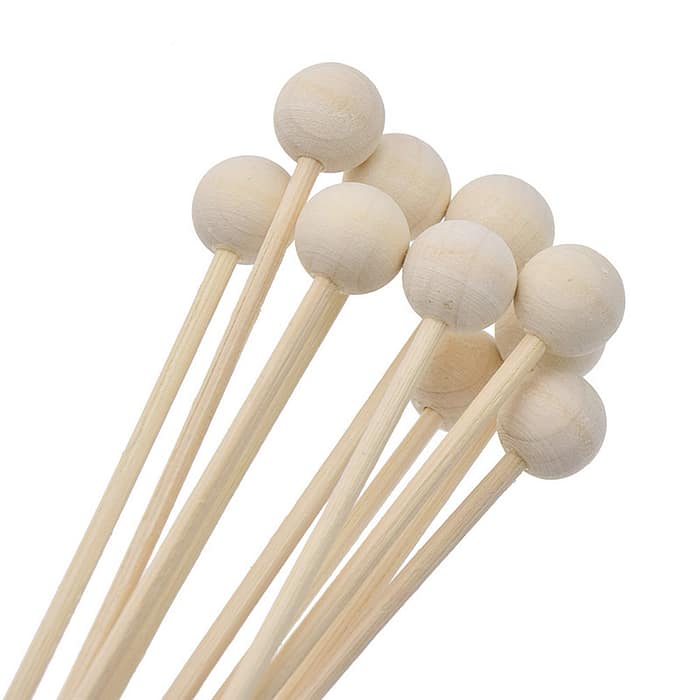 Rattan Sticks With Wood Ball