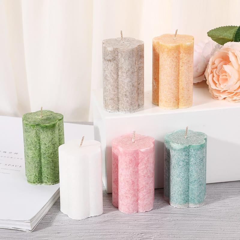 Handmade Colors Cylindrical Candles - Image 3
